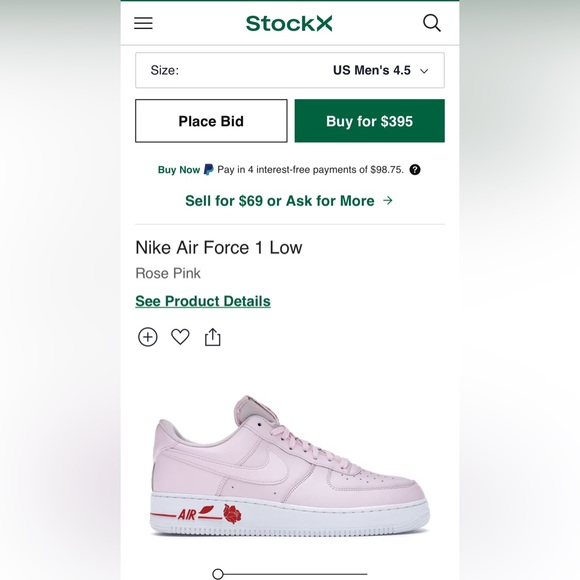 Nike Air Force 1 '07 LX 'Rose - Pink Foam' - Picture 9 of 9